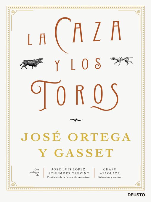 Title details for La caza y los toros by José Ortega y Gasset - Wait list